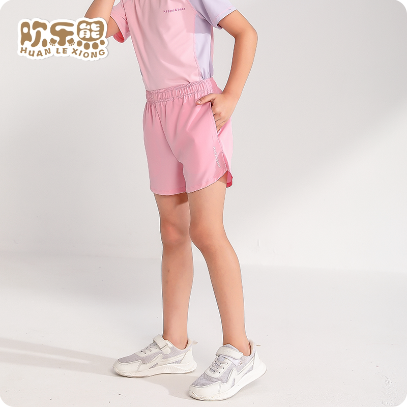 女鬼运动速干短裤中大童图片