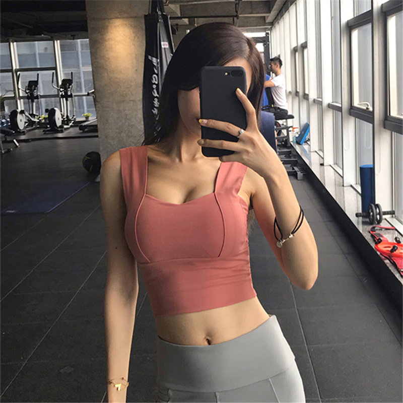 防下垂运动内衣女防震跑步聚拢定型健身文胸外穿瑜伽服背心