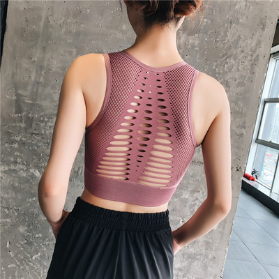 性感网眼背心跑步定型文胸