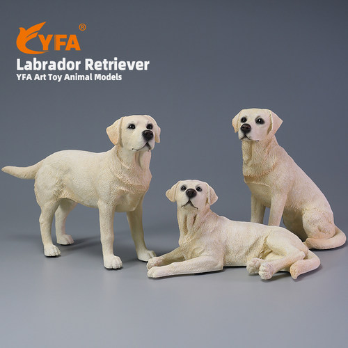 YFA拉布拉多仿真狗模型车载摆件