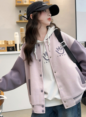 韩国女童棒球服外套春秋款2026新款洋气春季中大童休闲夹克上衣潮