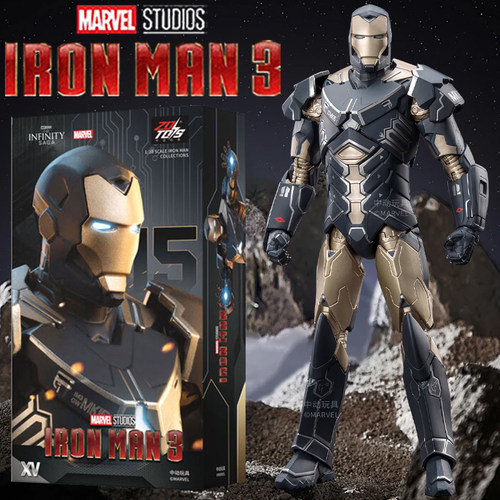 钢铁侠MK15鬼祟可动手办马克模型中动玩具漫威正版人偶摆件礼物