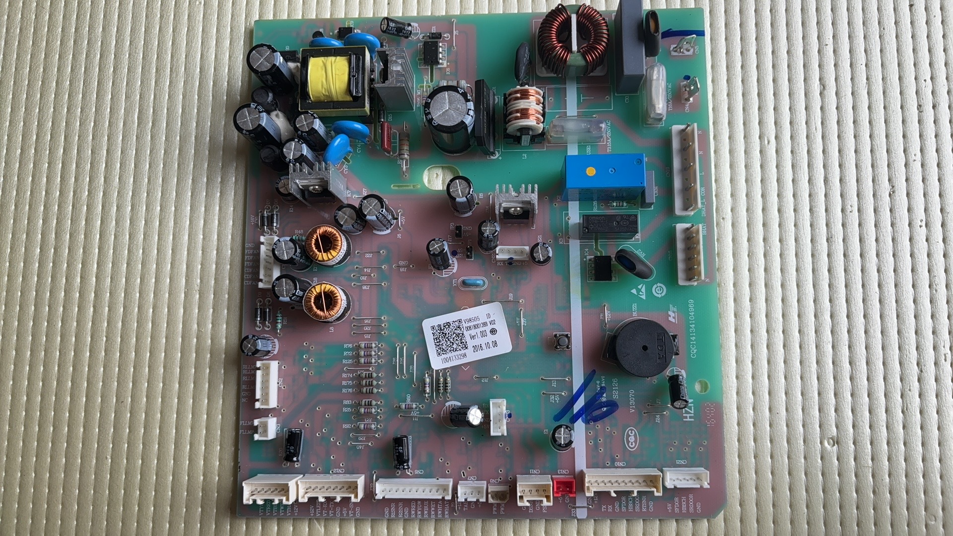 海尔冰箱电脑板主板BCD-625WDGEU1电源控制板0061800136B