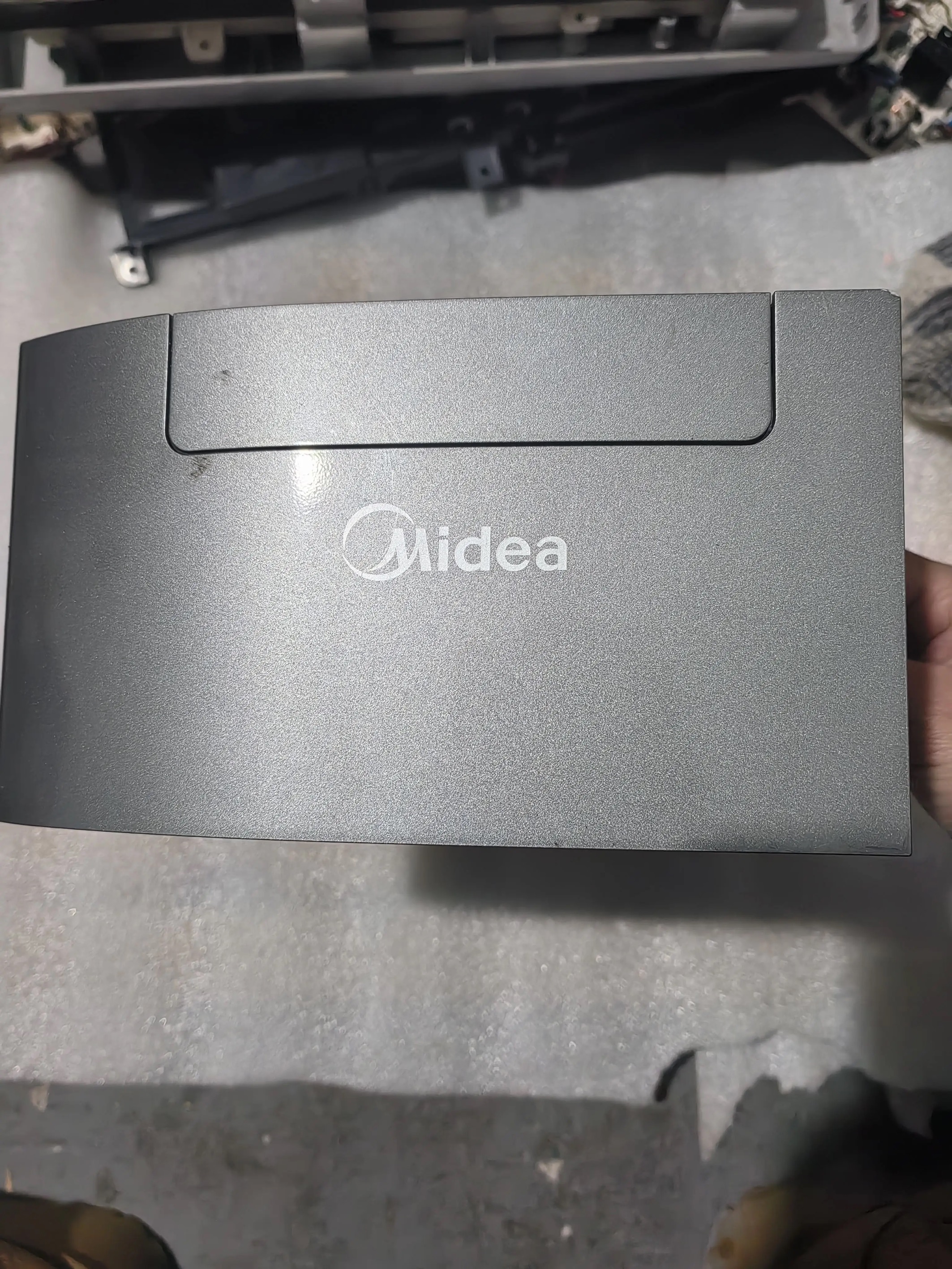 适用美的 MD100VT717WDY5 10公斤滚筒洗衣机洗烘一体粉盒洗衣液盒