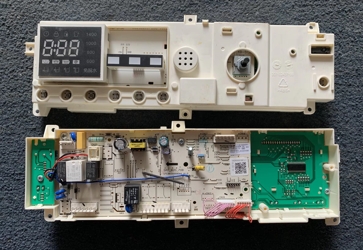 滚筒洗衣机T-14311DXS电脑板1713810000434301330700087