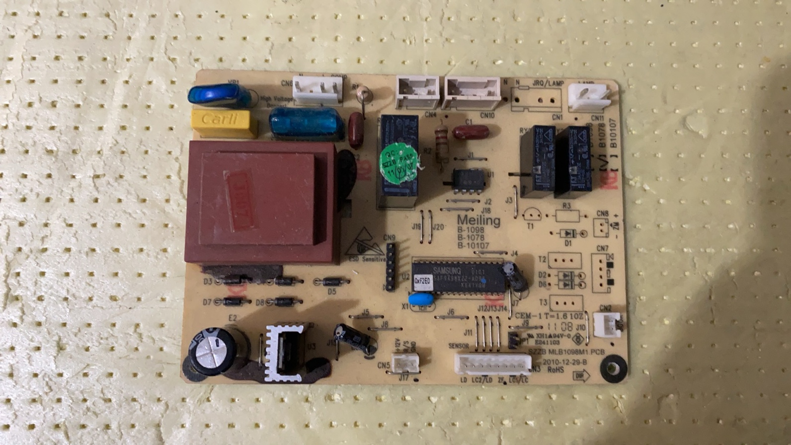 美菱BCD-450ZE9N主板 B-1078 SZZB MLB1098M1显示450ZE9D2 B1078