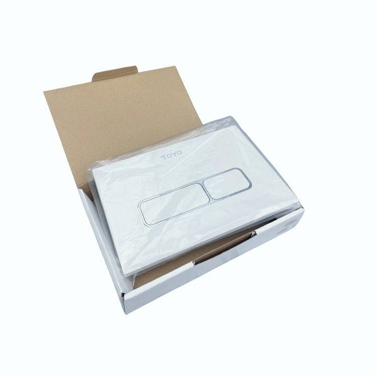 隐藏式暗藏入墙冲水箱按钮暗装式面板双按键配件入墙式开关装饰盖