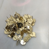 43满29元 包邮 镜面耳钉吊