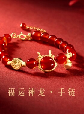 2026马年高级感福运神龙手链项链