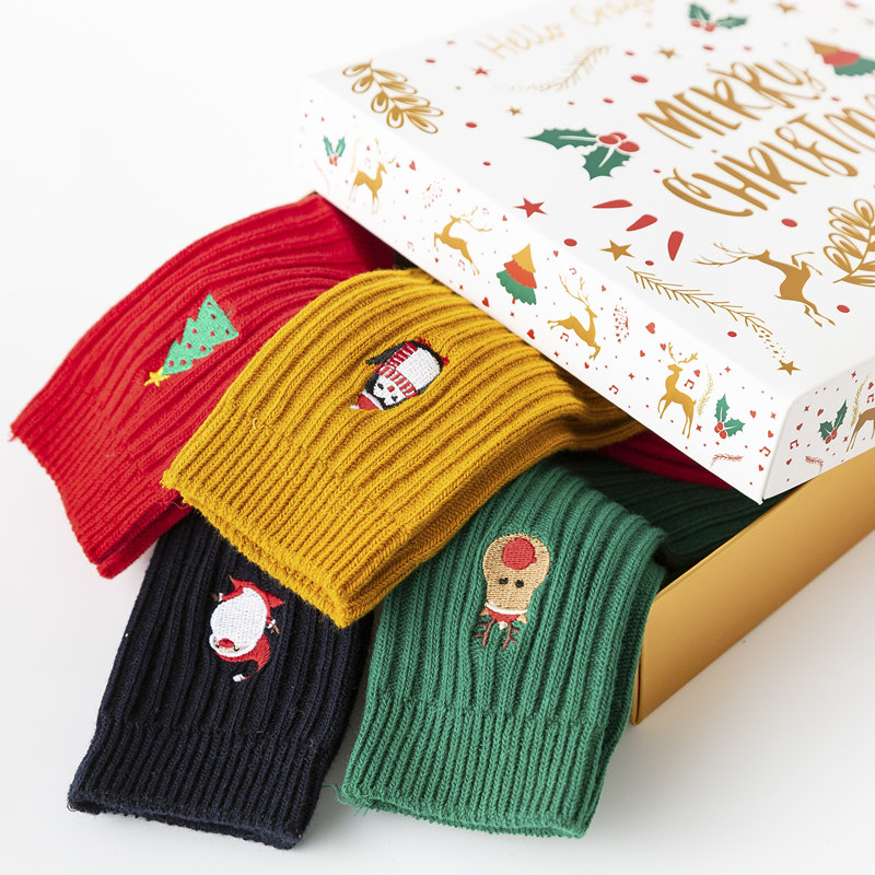 礼盒袜圣诞袜秋冬袜子男女纯棉可爱中筒礼品袜冬季ins潮情侣长袜,女士内衣/男士内衣/家居服,中筒袜,淘宝优惠券,粉丝福利购,淘宝优惠卷