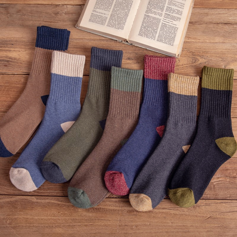 毛巾底高筒防臭秋冬款潮流长袜