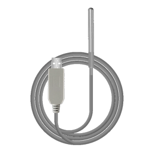 工业防水USB串口温度传感器内置DS18B20芯片输出标准RS485RTU协议