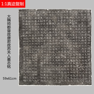 大隋帅都督故唐君故苏夫人墓志铭拓片整碑碑帖高清复制微喷书法帖