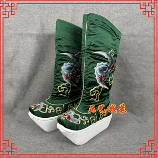 戏曲戏剧京剧豫剧舞台演出鞋靴北京精品三义斋纸底钟馗高靴钟馗靴
