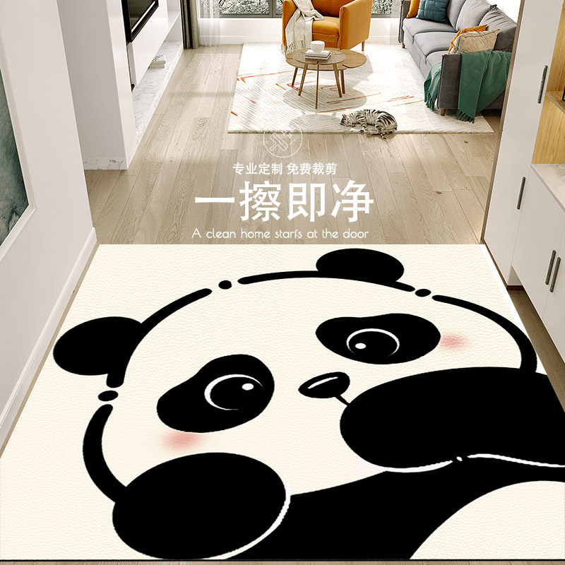 皮革进门地垫入户门垫家用门口可擦免洗pvc防滑耐脏脚垫门外地毯