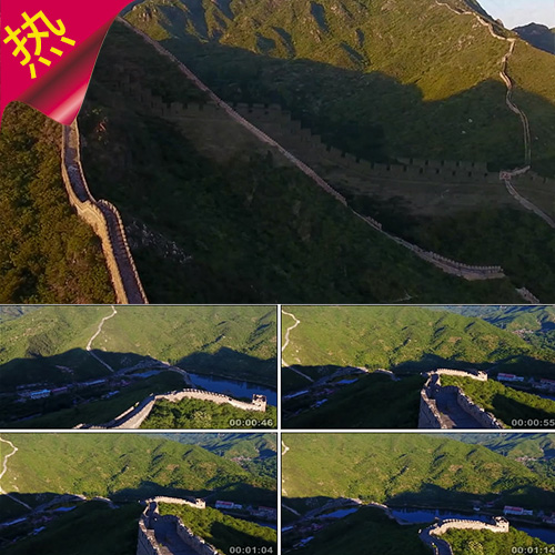 实拍万里长城 八达岭 居庸关 古文化遗址 视频素材