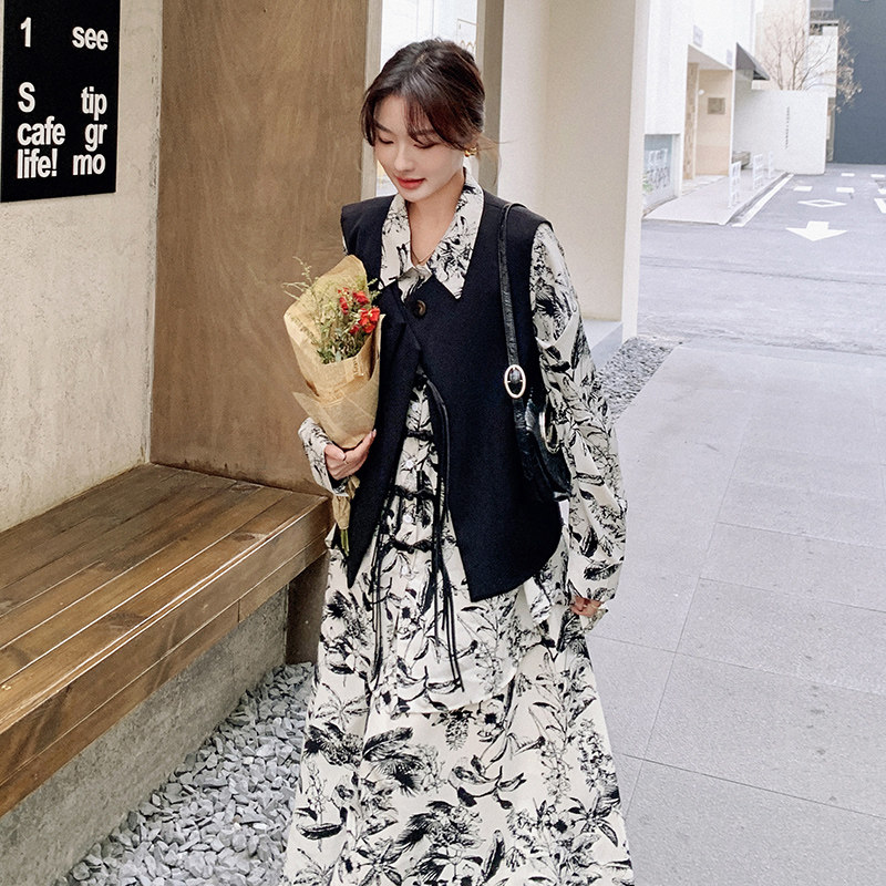 现货-买家秀数据好新中式三件套-306-24023-P145-K198,女装连衣裙,浙宝290（原306）