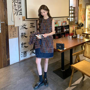 大货已出-高品质优雅时尚小香风连衣裙套装306-QD16-P185-K248图片