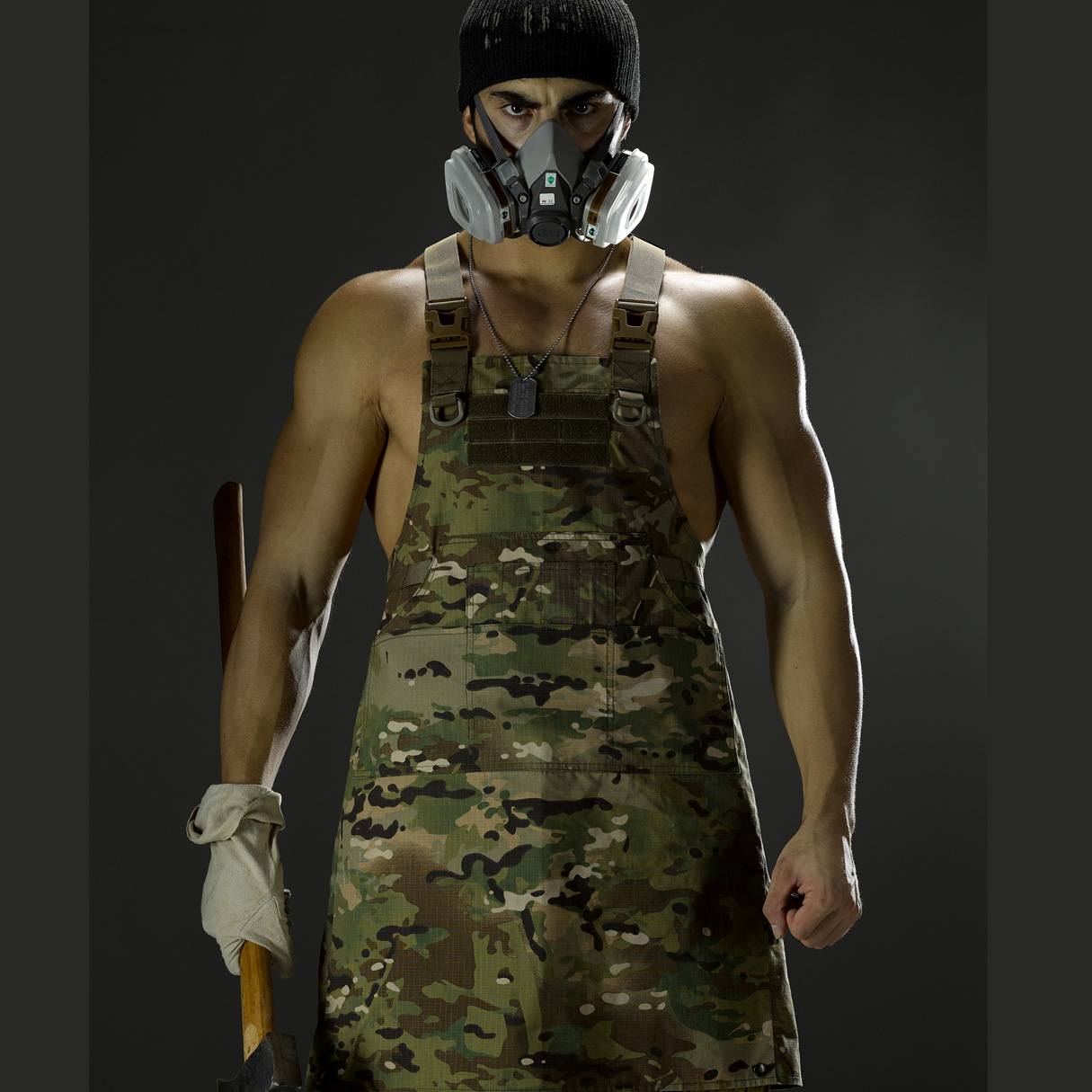 WARCHIEF/酋长迷彩战术围裙 户外自驾游野炊耐磨机械维修工作服