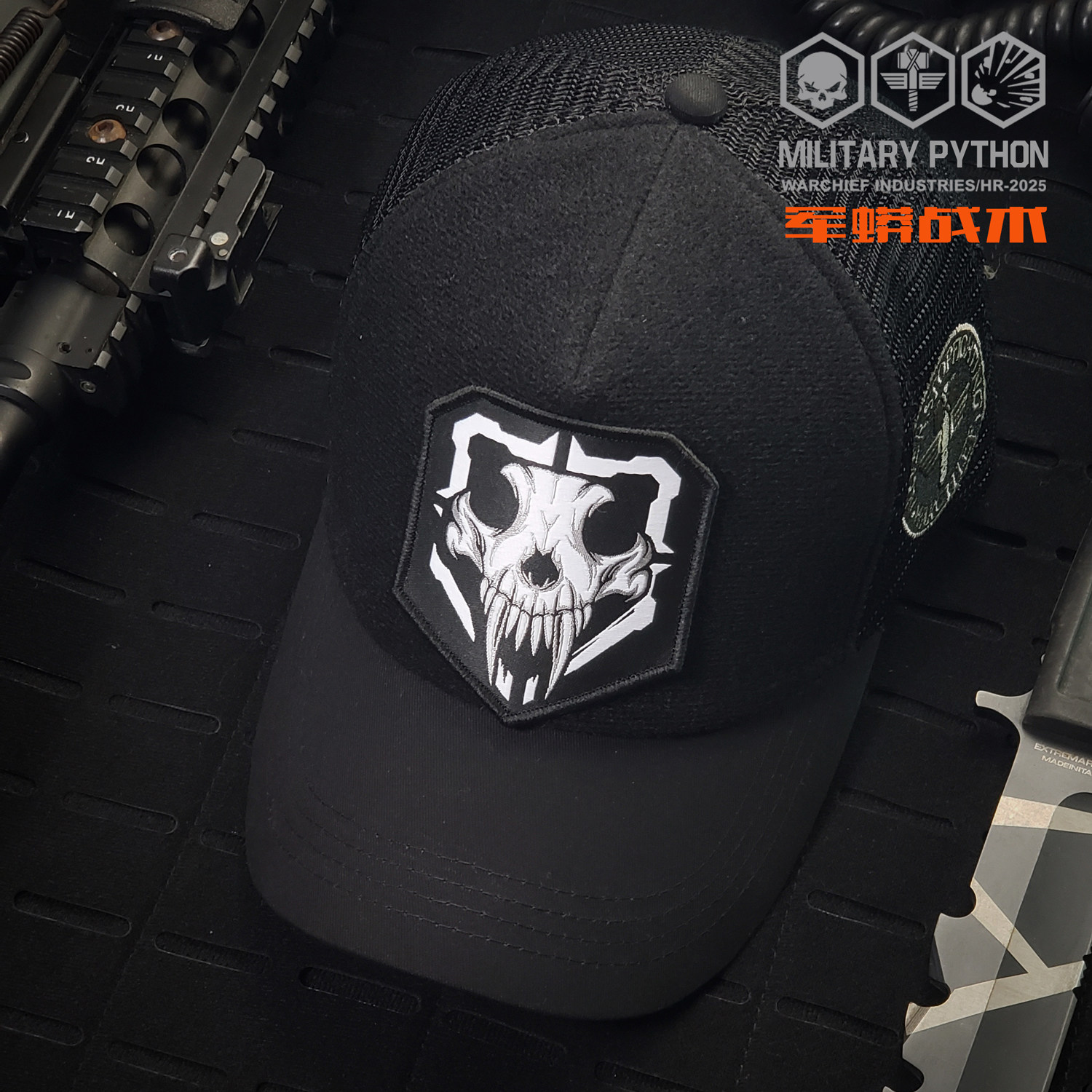 WARCHIEF酋长新品军蟒战斗臂章士气章百搭战术魔术贴章时尚装饰贴