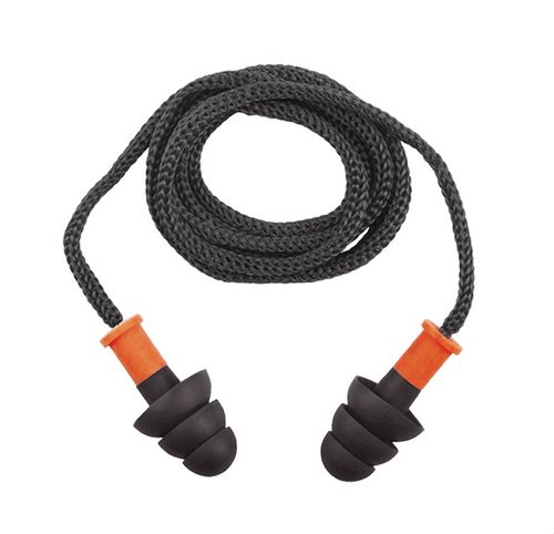 代尔塔EN352-2可复用TPR带线降噪隔音防护耳塞SNr34db可水洗防水