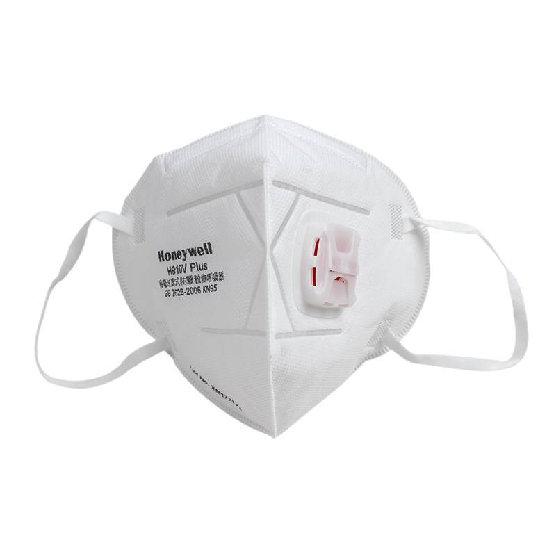 霍尼韦尔 gb2626-2019 kn95建筑煤矿折叠式工业防护口罩带阀耳戴