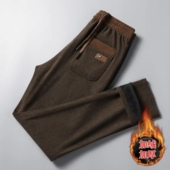 直筒休闲裤 秋冬款 灯芯绒男裤 冬季 加厚大码 男士 子2025新款 加绒卫裤