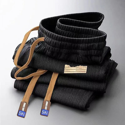 夏季薄款直筒裤裤子帅气男士宽松运动长裤百搭垂感潮流冰丝休闲裤