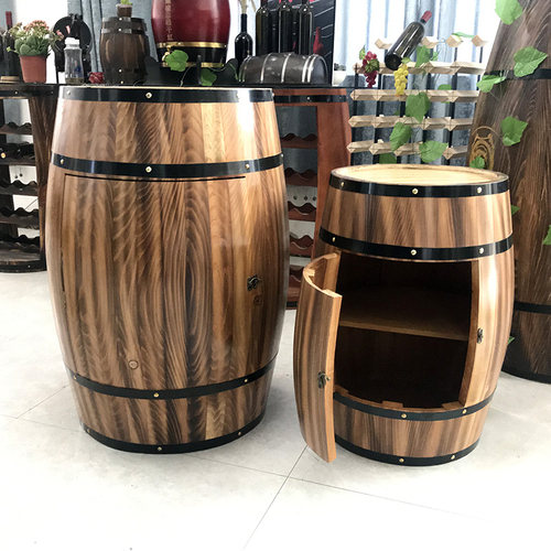 桶开门实木酒庄装饰桶定做橡木桶
