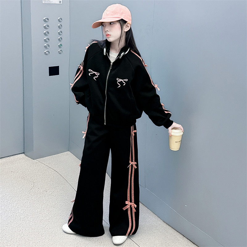 女童秋装2026新款运动套装