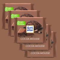RitterSport, a full-flavor snack of German imported black and white chocolate cutlets thumbnail 6