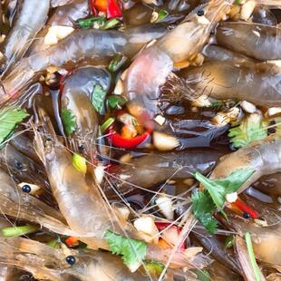 白米虾醉虾即食小虾好吃肉质细嫩即食海鲜生呛盐城特产