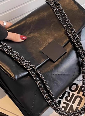 Clean Knоck高级感链条包包女2026新款真皮单肩斜挎包通勤腋下包