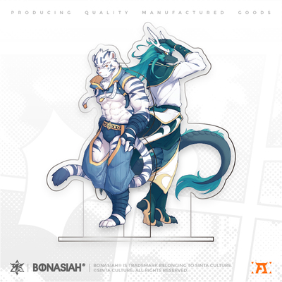 狛纳世界全兽出击立牌白刃x敖青