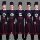 热卖 捕快御前侍卫狱卒抬轿轿夫 男话剧演出服套装 明朝衙役服装 古装