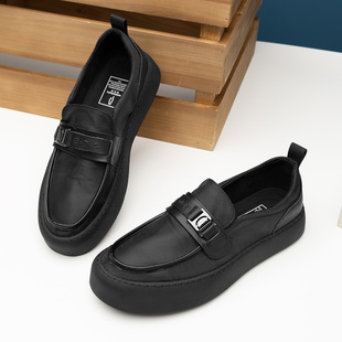 日本代购LP男鞋夏季2025新款网面透气一脚蹬乐福鞋男士休闲开车鞋