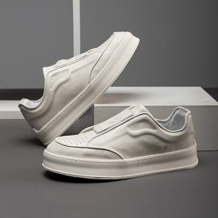 夏季 潮鞋 真皮鞋 日本代购 休闲软牛皮板鞋 2025新款 百搭小白鞋 LP男鞋
