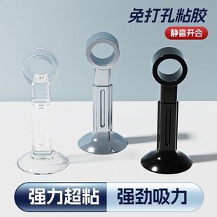 加长10厘米门把手防撞静音门吸卫生间新款硅胶吸盘把手门后保护套