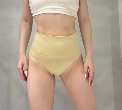 【基础款】Twerk高腰短裤显臀性感辣妹电臀舞蹈纯色弹力运动裸色