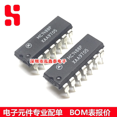 进口原装 MC1488P DIP-14 直插 集成电路IC芯片