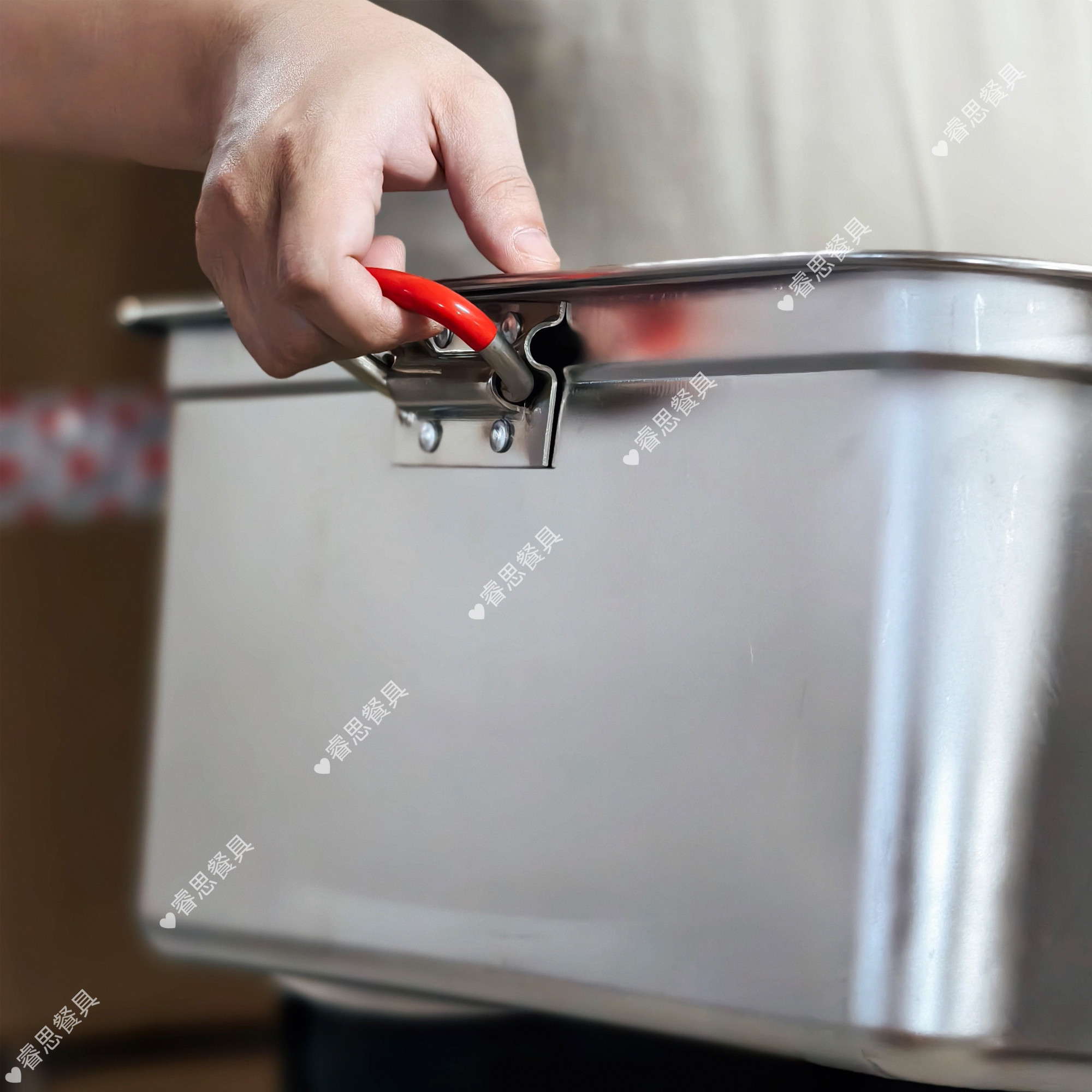 304食品级不锈钢周转盆车间工厂运输盒子商用大号带提手快餐菜盆,餐饮具,盆,淘宝优惠券,粉丝福利购,淘宝优惠卷