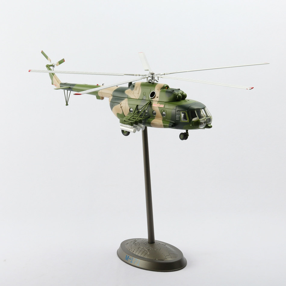 1:48比例米171直升机合金静态摆件模型m-171多用途直升机模型