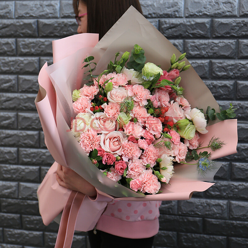 情人节母亲节康乃馨百合花鲜花
