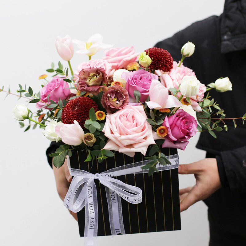 上海杭州成都鲜花速递同城玫瑰绣球桔梗花束亲人节母亲节生日花店
