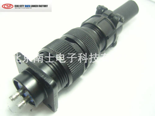 大发CSP防水航空插头插座P20/PB20-3芯20MM圆形连接器PB20K3Q/J3A