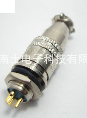 MINSOO 敏烁 XS9 3芯 航空插头 圆形插座 9mm 快速插拔 推拉式