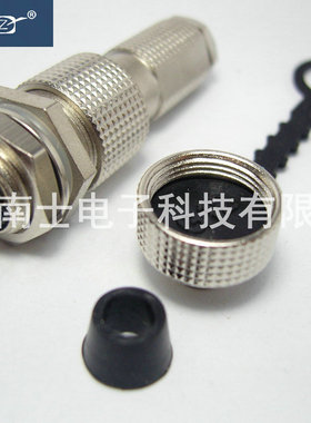 MAOJWEI 重强 12G 4芯 航空插头插座 开孔12mm 防水 防护等级IP67