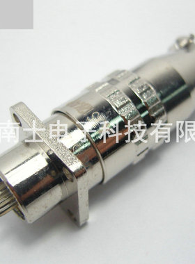 JINLIAN 锦连 XS12 4芯 航空插头 法兰插座 开孔12mm XS12K4P/J4A