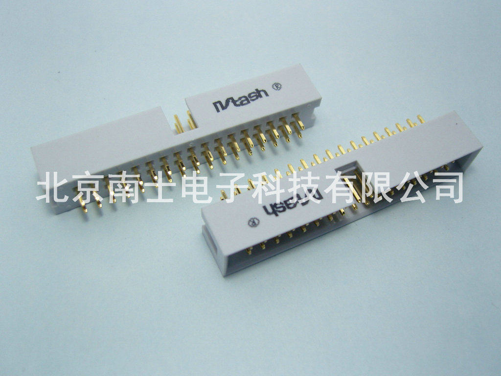 精工南士 DC3-34P 镀金 直针 简易牛角ISP接口JTAG插座2.54mm间距