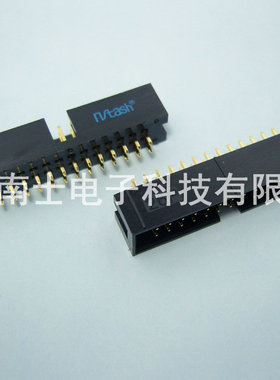 精工南士 DC3-26P 镀金 直针 简易牛角ISP接口JTAG插座2.54mm间距